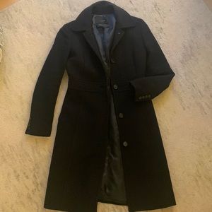 J. Crew Black Pea Coat